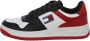 Tommy Hilfiger Witte Leren Sneaker met Platte Zool Multicolor Heren - Thumbnail 2