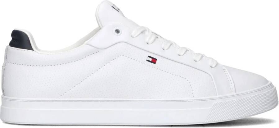 Tommy Hilfiger Witte leren sneakers Icon Court