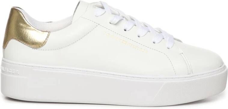 Tommy Hilfiger Plateausneakers ESSENTIAL PLATFORM COURT SNEAKER vrijetijdsschoen halfschoen veterschoen met gepolsterde schacht - Foto 3