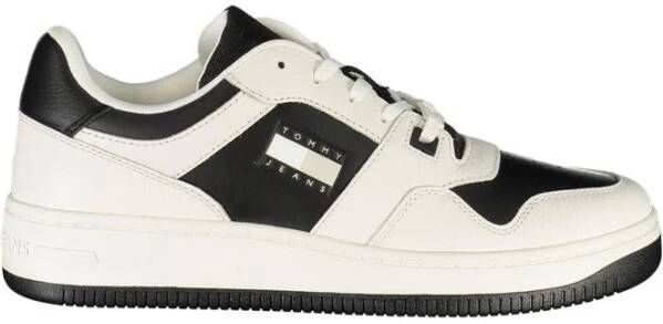 TOMMY JEANS Sneakers TJM RETRO BASKET CUPSOLE TUMBLE vrijetijdsschoen halfschoen veterschoen met gepolsterde schacht