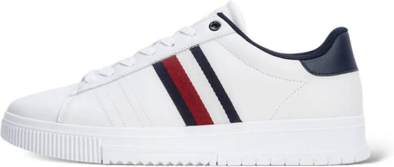 Tommy Hilfiger Plateausneakers SUPERCUP LTH SEASONAL vrijetijdsschoen halfschoen veterschoen met zijstrepen - Foto 7