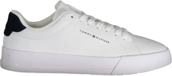 Tommy Hilfiger Witte Polyester Sneaker