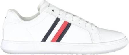 Tommy Hilfiger Witte Polyester Sneaker met Contrasterende Details - Foto 3
