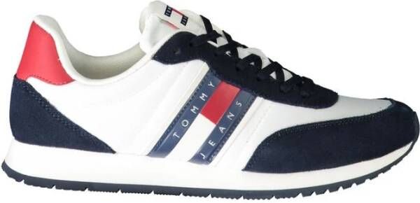 Tommy Hilfiger Witte Polyester Sneaker Multicolor Heren