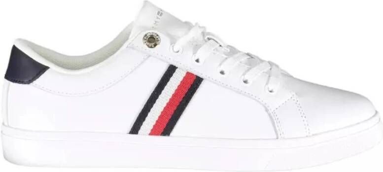 Tommy Hilfiger Witte Polyester Sneaker voor Dames Wit Dames