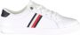 Tommy Hilfiger Witte Polyester Sneaker met Contrasterende Details - Thumbnail 2