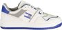 Tommy Hilfiger Sportieve witte sneakers met koningsblauwe details White Heren - Thumbnail 9