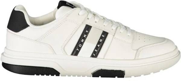 Tommy Hilfiger Witte Polyester Sneaker White Heren