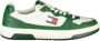 Tommy Hilfiger Lage leren sneakers met ademende gaatjes White Heren - Thumbnail 1