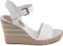 Tommy Hilfiger Wedges met labelstitching model 'ECRU' - Thumbnail 1