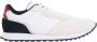 Tommy Hilfiger Witte Sneakers Ronde Neus Platte Hak - Thumbnail 1