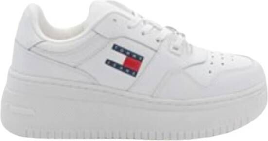 Tommy Hilfiger Witte Sneakers voor een stijlvolle look