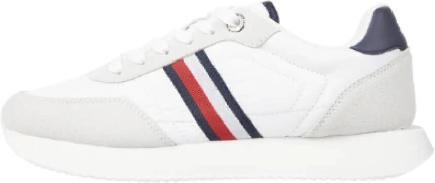 Tommy Hilfiger Witte Sneakers voor een stijlvolle look