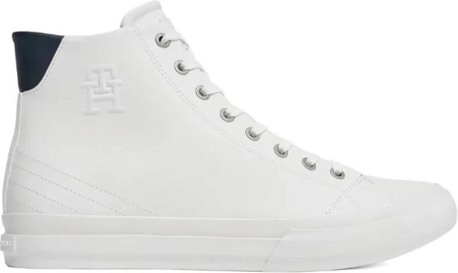 Tommy Hilfiger Witte Sneakers voor een stijlvolle look