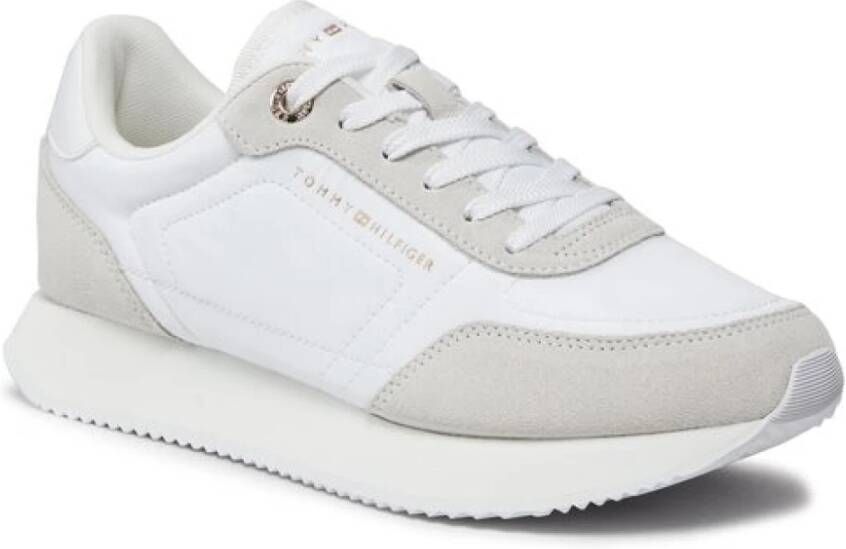 Tommy Hilfiger Witte Sneakers voor een stijlvolle look