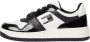 Tommy Hilfiger EN0EN02523 Retro Basket Damestrainers YBI-Ivory-Black - Thumbnail 9