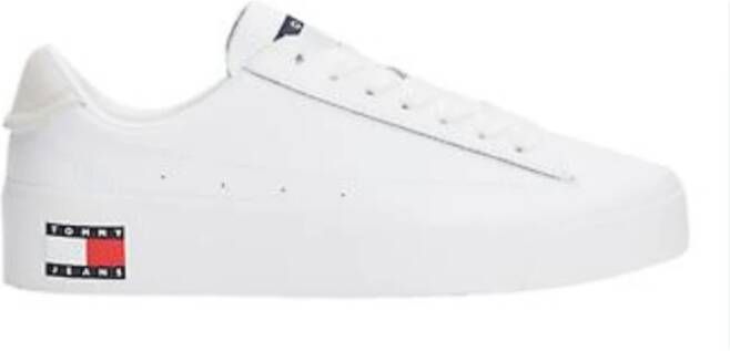 Tommy Hilfiger Witte Sneakers voor een stijlvolle look