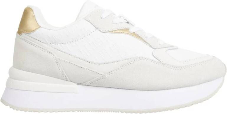 Tommy Hilfiger Witte Vrijetijdssneakers Fw0Fw07816 YBS White Dames