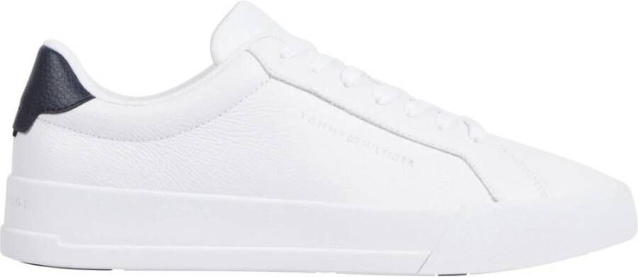 Tommy Hilfiger Witte Vrijetijdssneakers voor Mannen White Heren