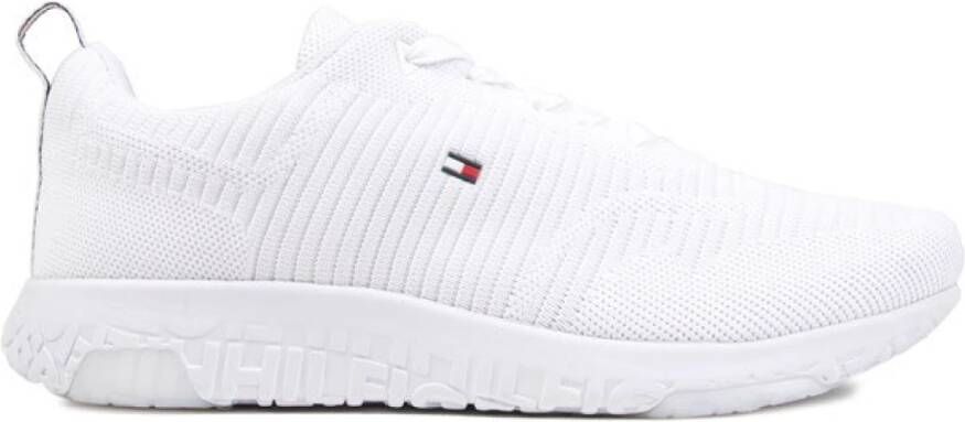 Tommy Hilfiger Sneakers CORPORATE KNIT RIB RUNNER vrijetijdsschoen lage schoen veterschoen met zijlogo-vlag - Foto 2