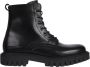 Tommy Hilfiger Chunky Zwarte Enkellaarsjes Casual Stijl Black Heren - Thumbnail 1