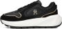 TOMMY HILFIGER Lage Sneakers Dames Chunky Fashion Runner Maat: 37 Materiaal: Leer Kleur: Zwart - Thumbnail 2