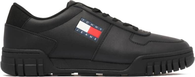 TOMMY JEANS Sneakers TJM CUPSOLE ESS met gepolsterde schaprand vrijetijdsschoen halve schoen veterschoen