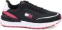 Tommy Hilfiger Zwarte Damessneakers Stijlvol Ontwerp - Thumbnail 1