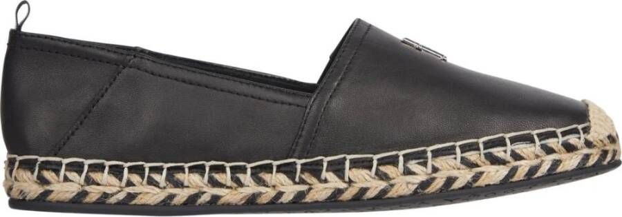 Tommy Hilfiger Zwarte Espadrilles voor Vrouwen Black Dames