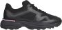 Tommy Hilfiger Sneakers met sleehak M RUNNER TECH KNIT vrijetijdsschoen lage schoen veterschoen chunky sneaker met logovlag - Thumbnail 1