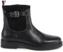 Tommy Hilfiger Enkellaarzen THERMO MATERIAL MIX BELT BOOTIE - Thumbnail 3