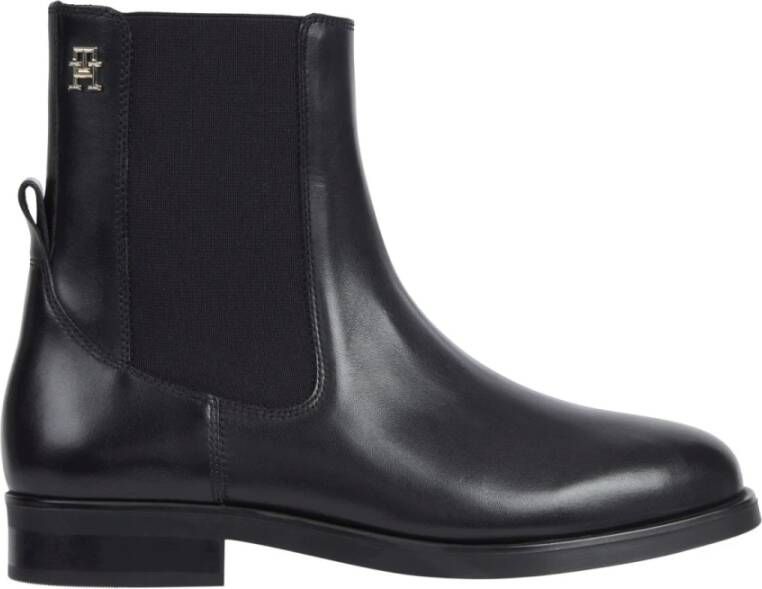 TOMMY HILFIGER Zwarte Chelsea Boots Elevated Essent Thermo Bootie - Foto 4