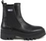 Tommy Jeans Zwarte Chelsea Enkellaarsjes Black Dames - Thumbnail 1
