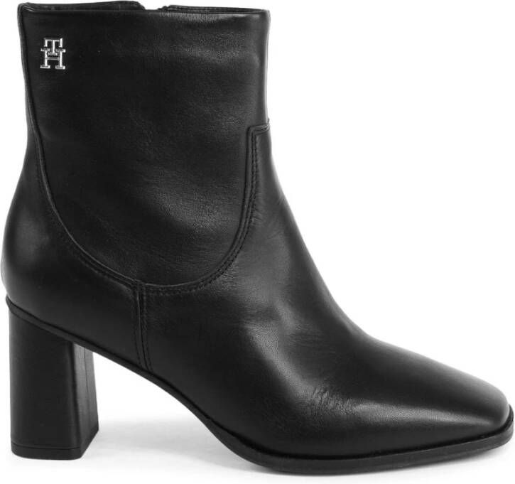 Tommy Hilfiger Laarsjes SOFT SQUARE TOE ANKLE BOOT in carrémodel