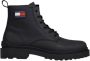TOMMY JEANS Veterschoenen TJM LEATHER LACE UP BOOT hakken veterschoenen met zijlogo-vlag - Thumbnail 9