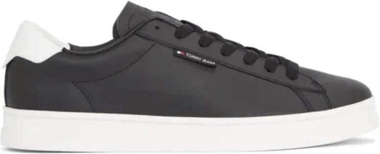 TOMMY JEANS Sneakers TJM LEATHER LOW CUPSOLE met label vrijetijdsschoen lage schoen veterschoen - Foto 2