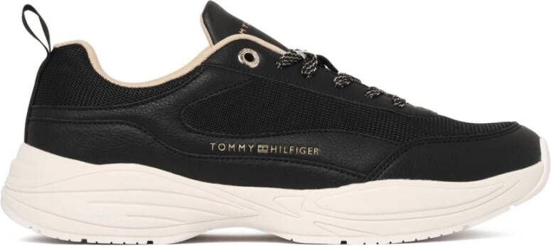 Tommy Hilfiger Plateausneakers CHUNKY RUNNER met praktische aantrekband vrijetijdsschoen halfhoge schoen veterschoen