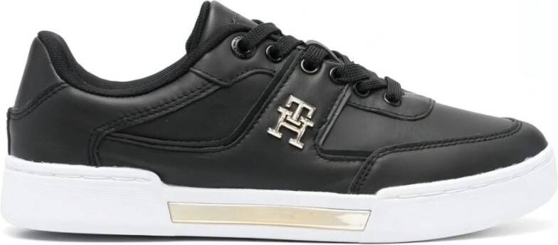 TOMMY JEANS Plateausneakers TJW RETRO BASKET ESS vrijetijdsschoen lage schoen veterschoen met zijlogo-vlag - Foto 2