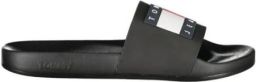 TOMMY JEANS Badslippers POOL SLIDE ESS zomerschoen badschoens slippers met opvallende logo-vlag