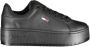 Tommy Hilfiger Zwarte Polyester Sneaker met Contrasterende Details - Thumbnail 9