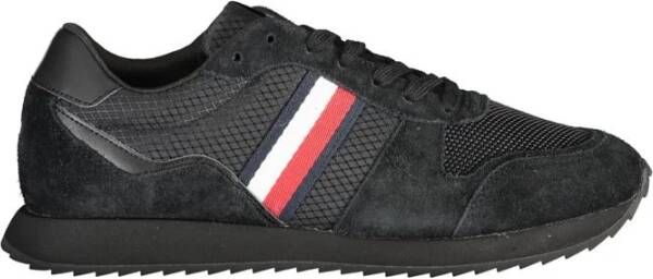 Tommy Hilfiger Zwarte Polyester Sneaker met Logo