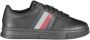 Tommy Hilfiger Zwarte Polyester Sneaker met Contrastdetails - Thumbnail 7