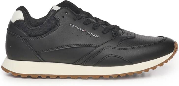 Tommy Hilfiger Sneakers NEW RUNNER EVA LTH ESS vrijetijdsschoen halfhoge schoen veterschoen met sportieve perforatie