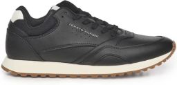 Tommy Hilfiger Sneakers NEW RUNNER EVA LTH ESS vrijetijdsschoen halfhoge schoen veterschoen met sportieve perforatie