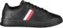 Tommy Hilfiger Sneakers ICON COURT LTH STRIPES veterschoenen vrijetijdsschoen lage schoen met gewatteerde schaprand - Thumbnail 2