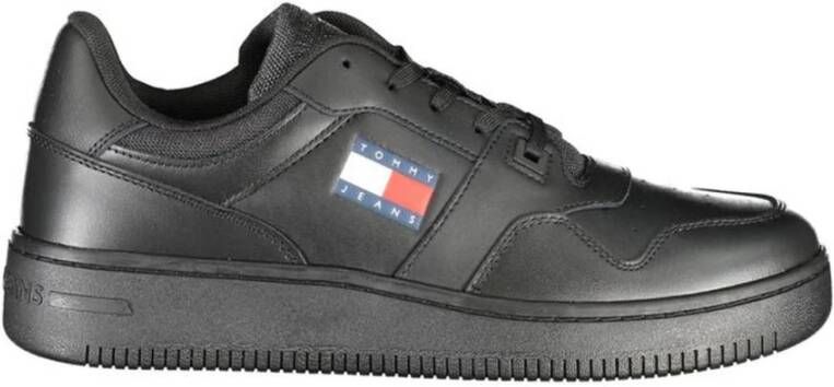 TOMMY JEANS Plateausneakers TJW RETRO BASKET ESS vrijetijdsschoen lage schoen veterschoen met zijlogo-vlag - Foto 3