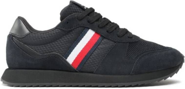 Tommy Hilfiger Sneakers RUNNER EVO MIX met gepolsterde schaprand vrijetijdsschoen halve schoen veterschoen - Foto 4