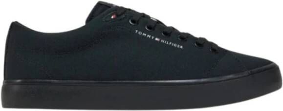 Tommy Hilfiger Sneakers TH HI VULC LOW CORE CANVAS vrijetijdsschoen lage schoen veterschoenen met zacht gepolsterde schacht