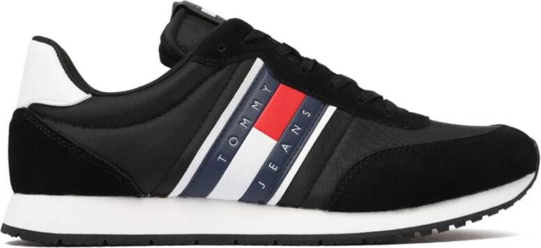 TOMMY JEANS Sneakers TJM RUNNER CASUAL ESS vrijetijdsschoen lage schoen veterschoen met zijlogo-vlag