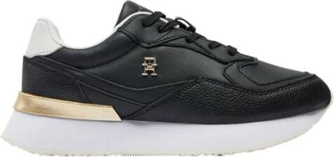 Tommy Hilfiger Zwarte Sneakers Stijlvol Comfortabel Vrouwen Black Dames
